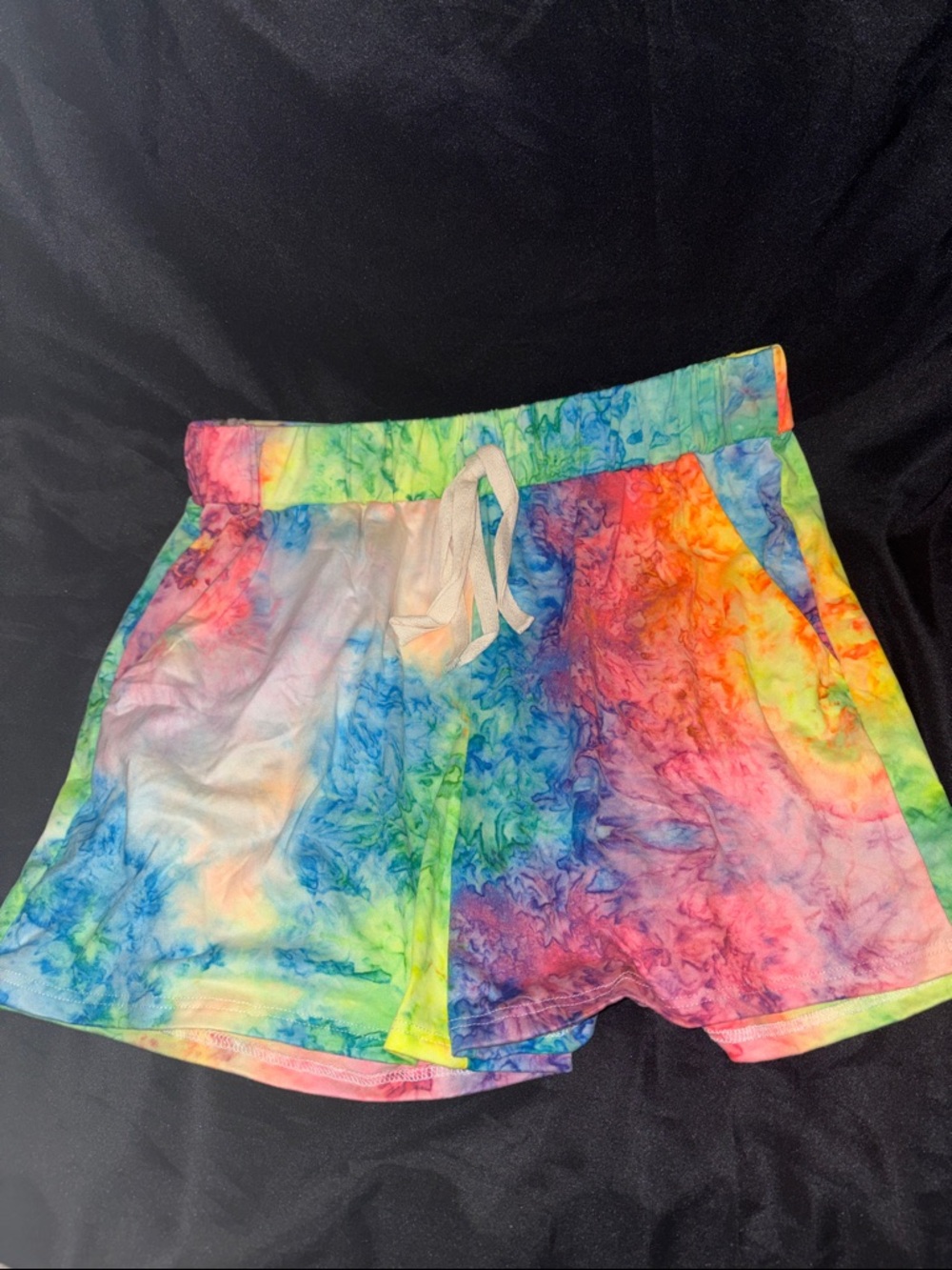 BiBi Multicolor Tie-Dye Athletic Shorts